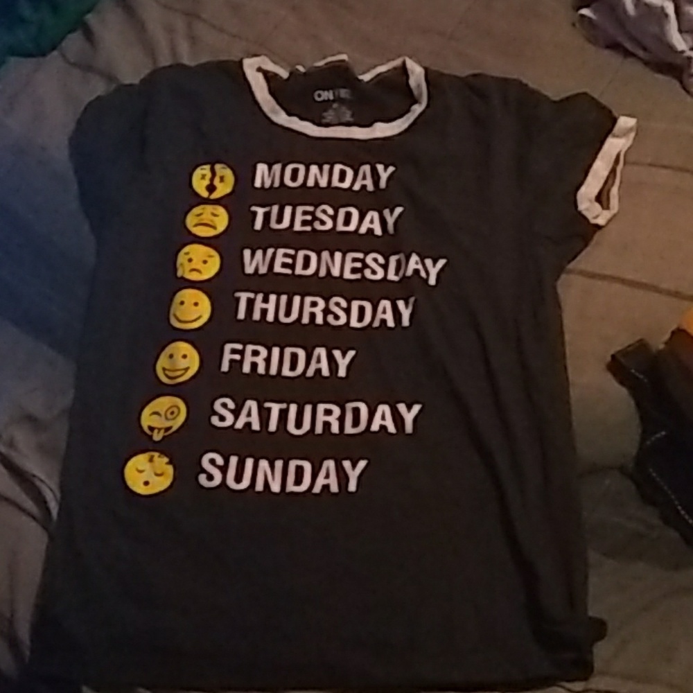 Days of the week shirt
